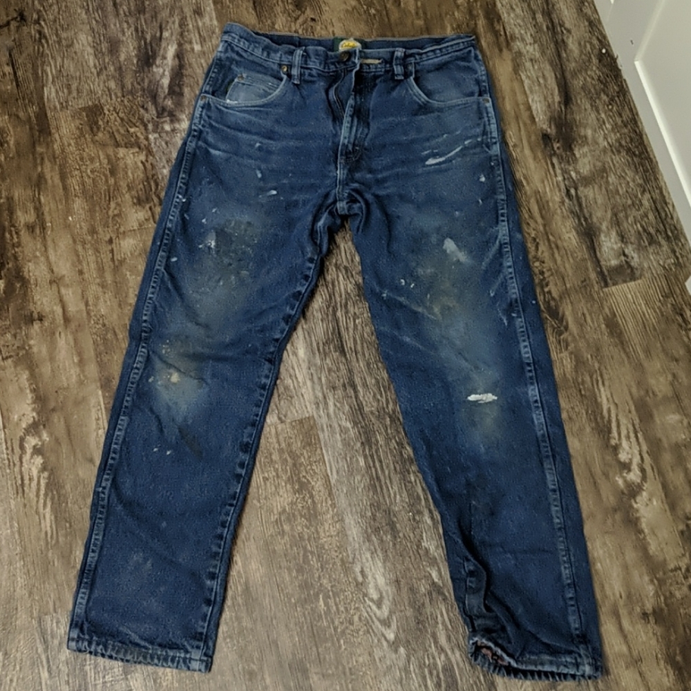 Mens 32x32 Flannel Lined Cabela's Jeans